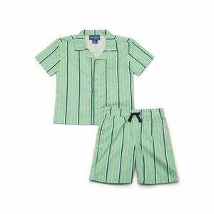 Freestyle Revolution Toddler Boys Outfit Size 3T Green Plaid Set Cotton 2-Pc